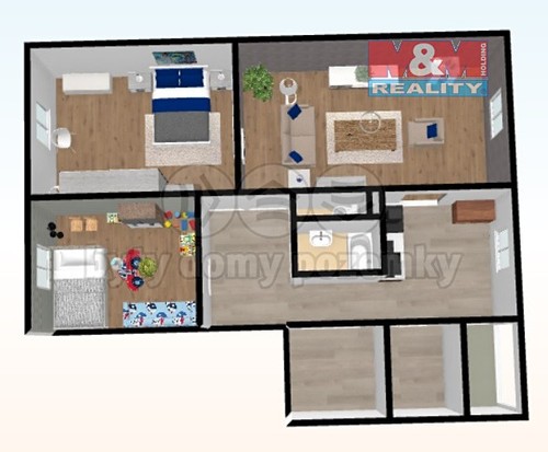 Prodaný byt 3+1 74 m²