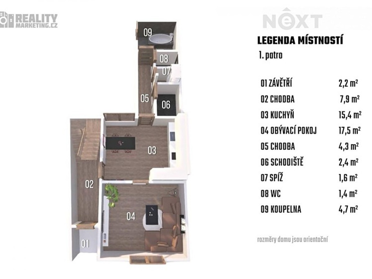 Prodej domu 118 m², pozemek 1011 m²