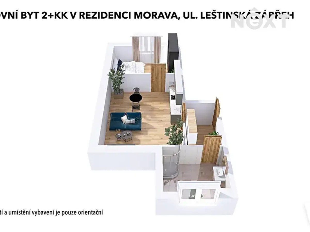 Prodej bytu 2+kk 58 m²