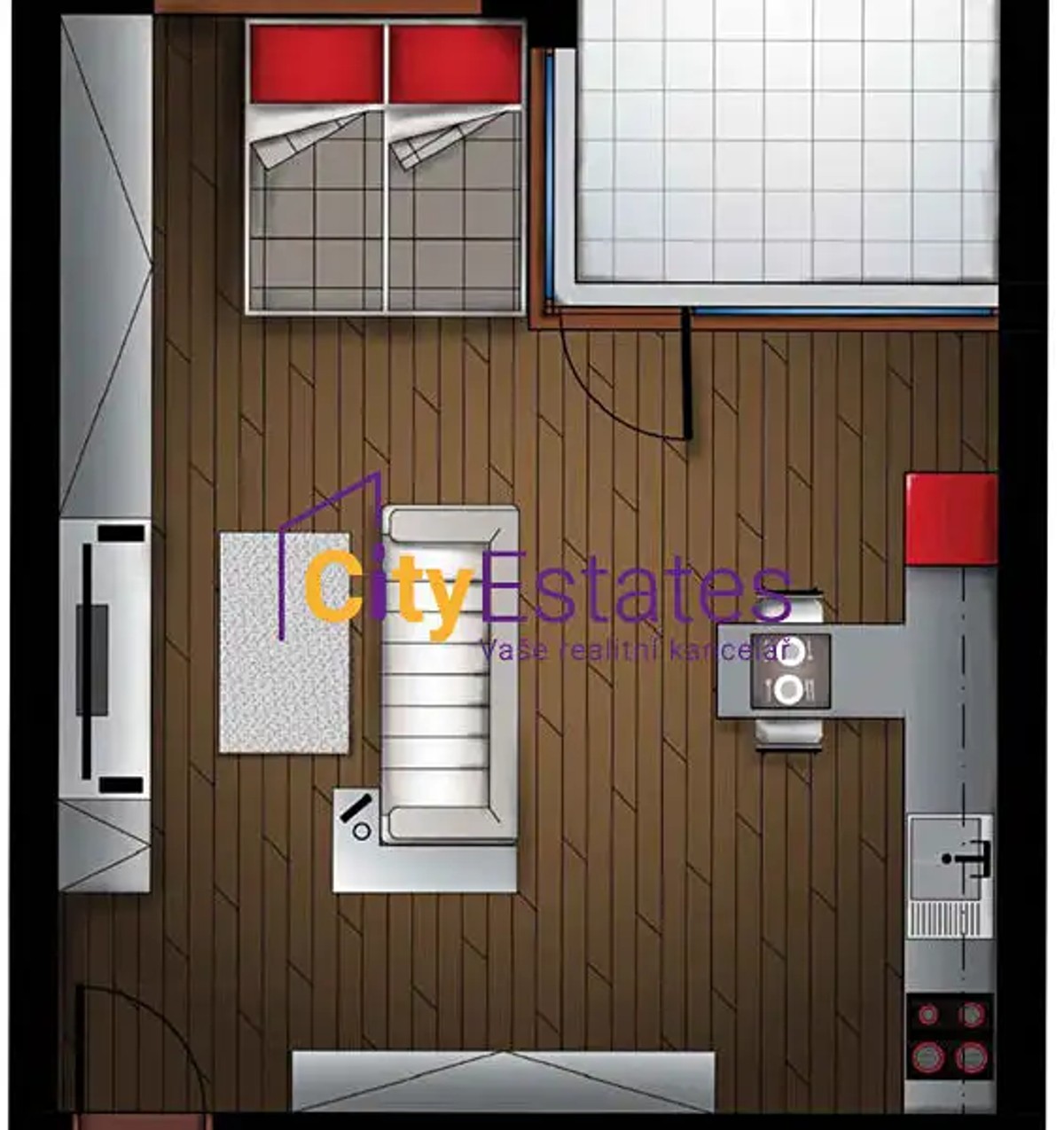 Prodej bytu 1+kk 41 m²