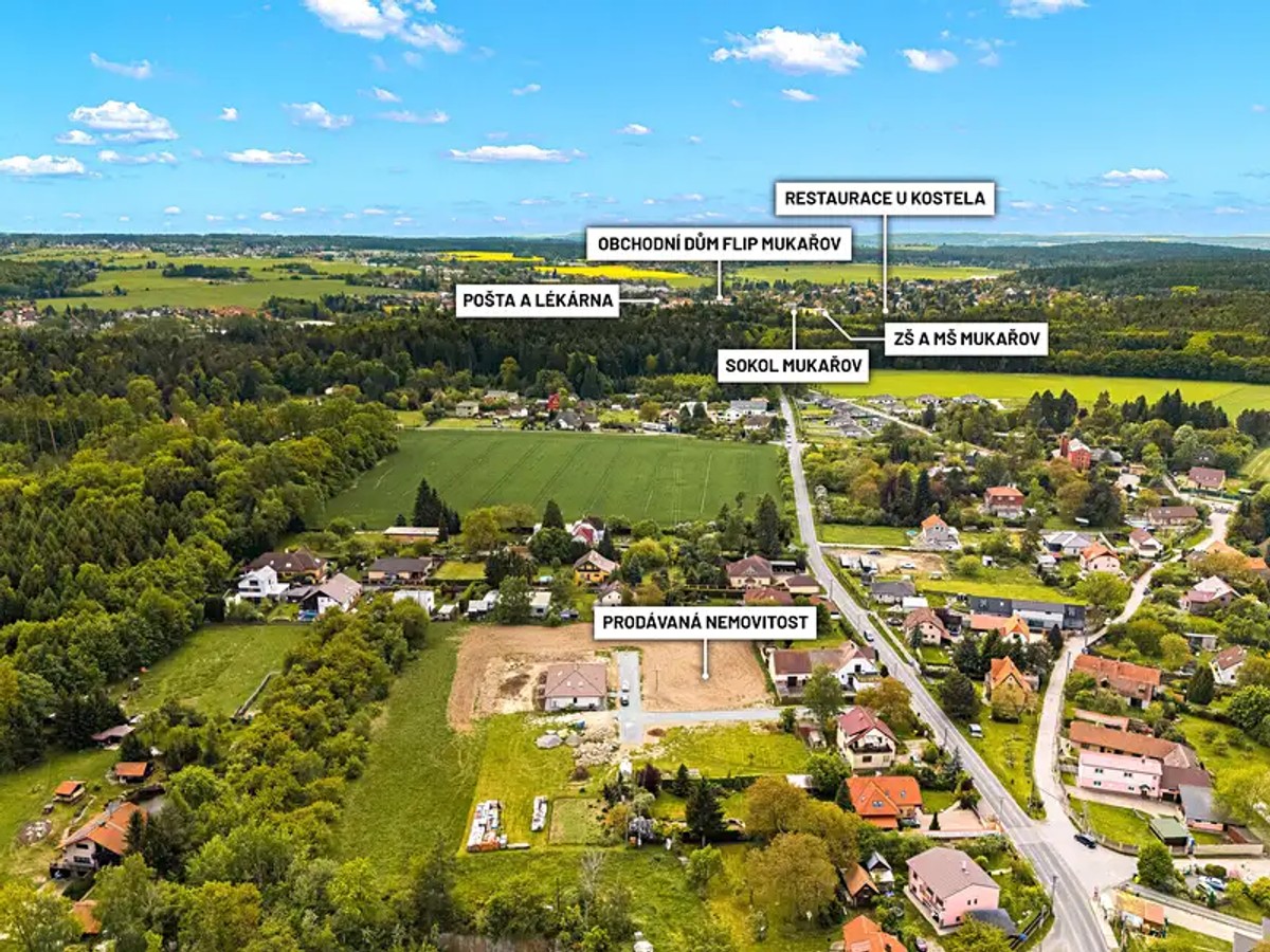 Prodej stavebního pozemku 1093 m²