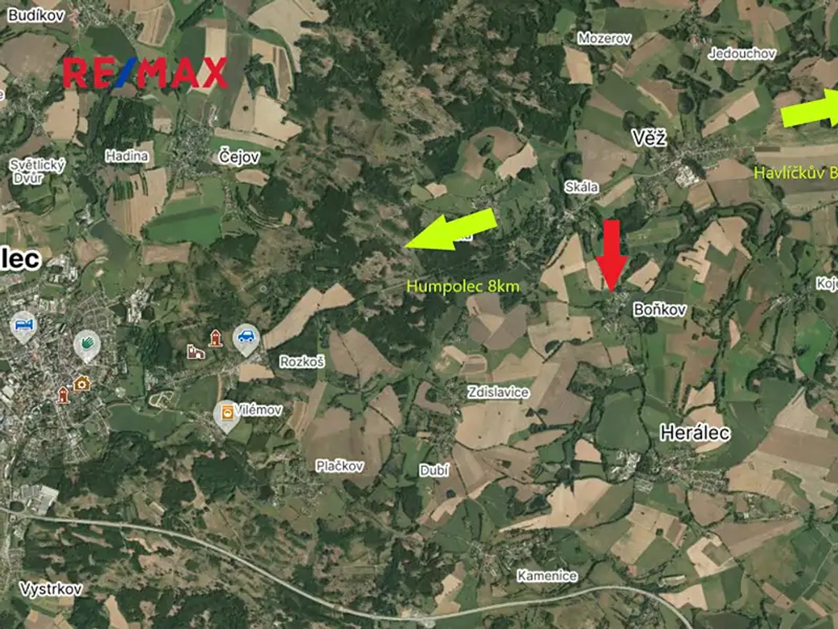 Prodej chalupy 55 m², pozemek 1022 m²