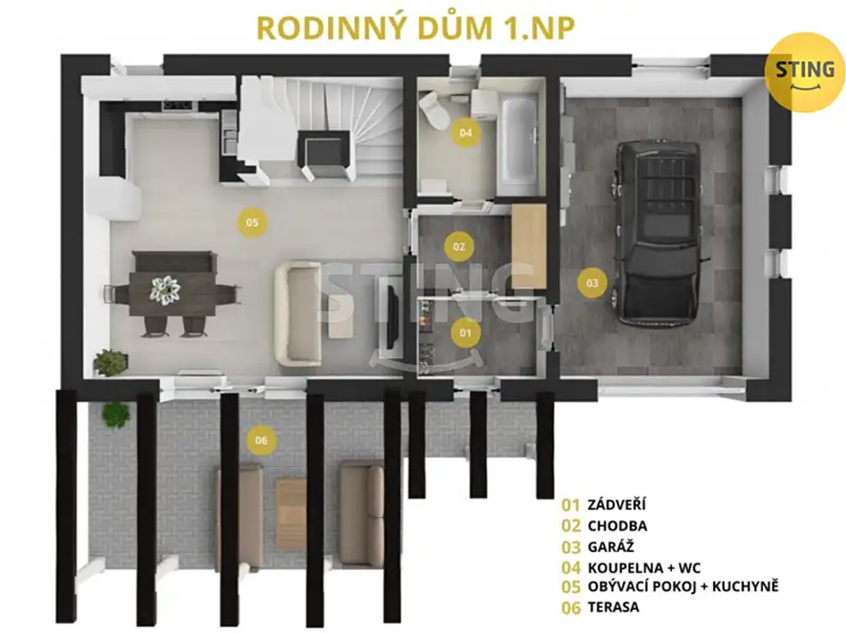 Prodej domu 135 m², pozemek 1343 m²