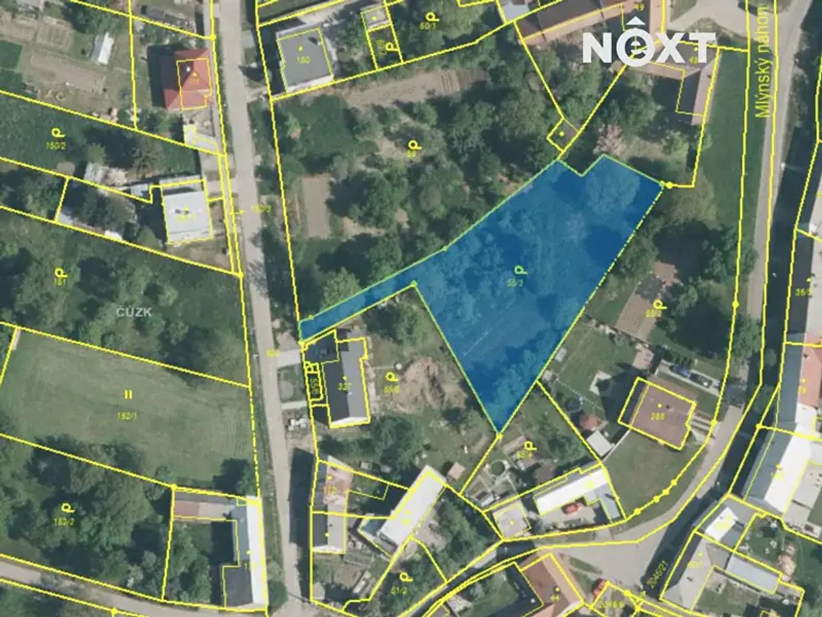Prodej stavebního pozemku 1500 m²