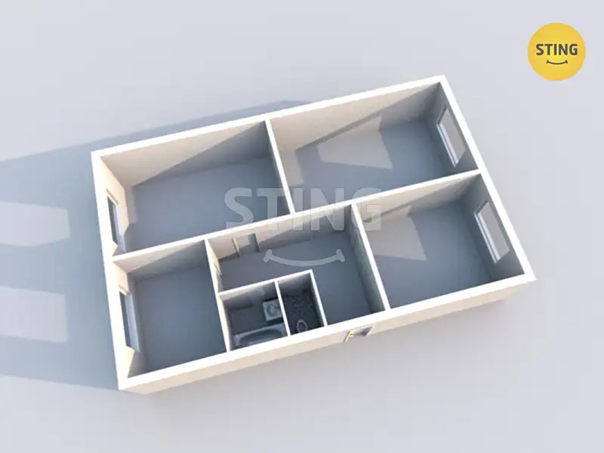 Prodej bytu 3+1 61 m²