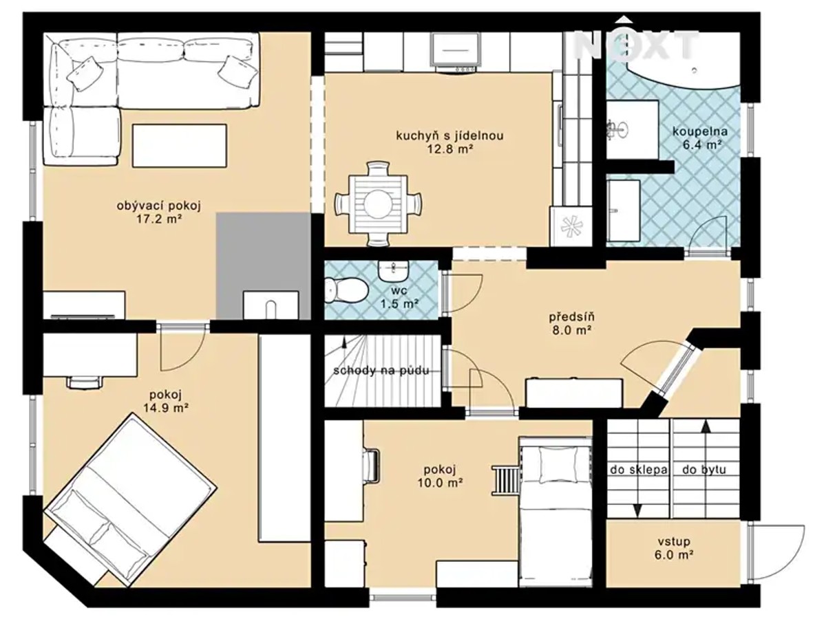 Prodej domu 79 m², pozemek 188 m²