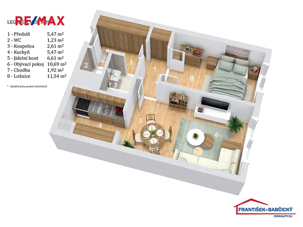 Prodej bytu 2+kk 41 m²