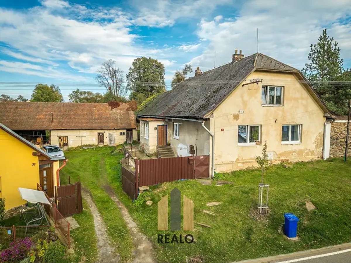 Prodej zemědělské usedlosti 148 m², pozemek 2523 m²