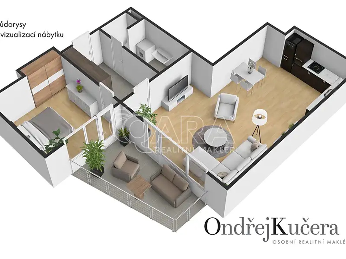 Prodaný byt 2+kk 75 m²