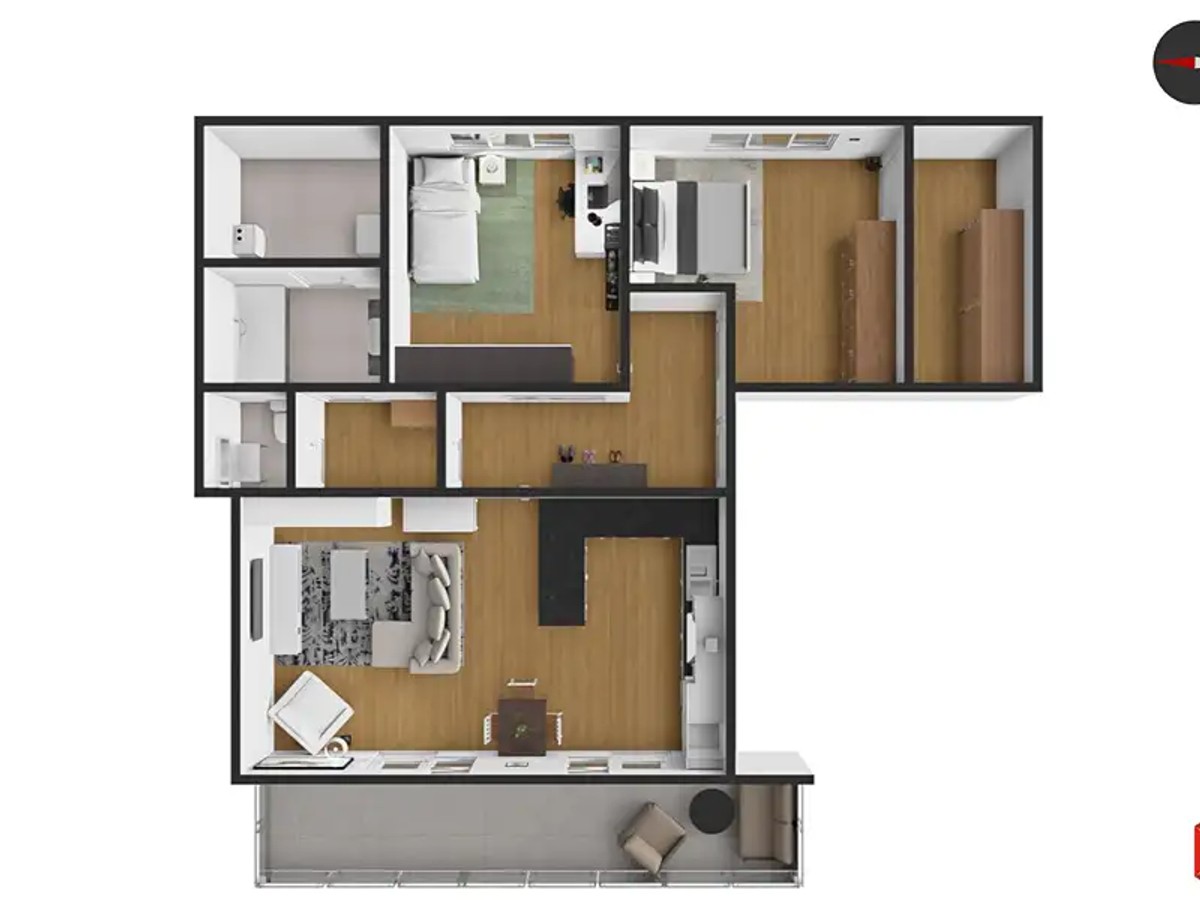 Prodej bytu 3+kk 90 m²
