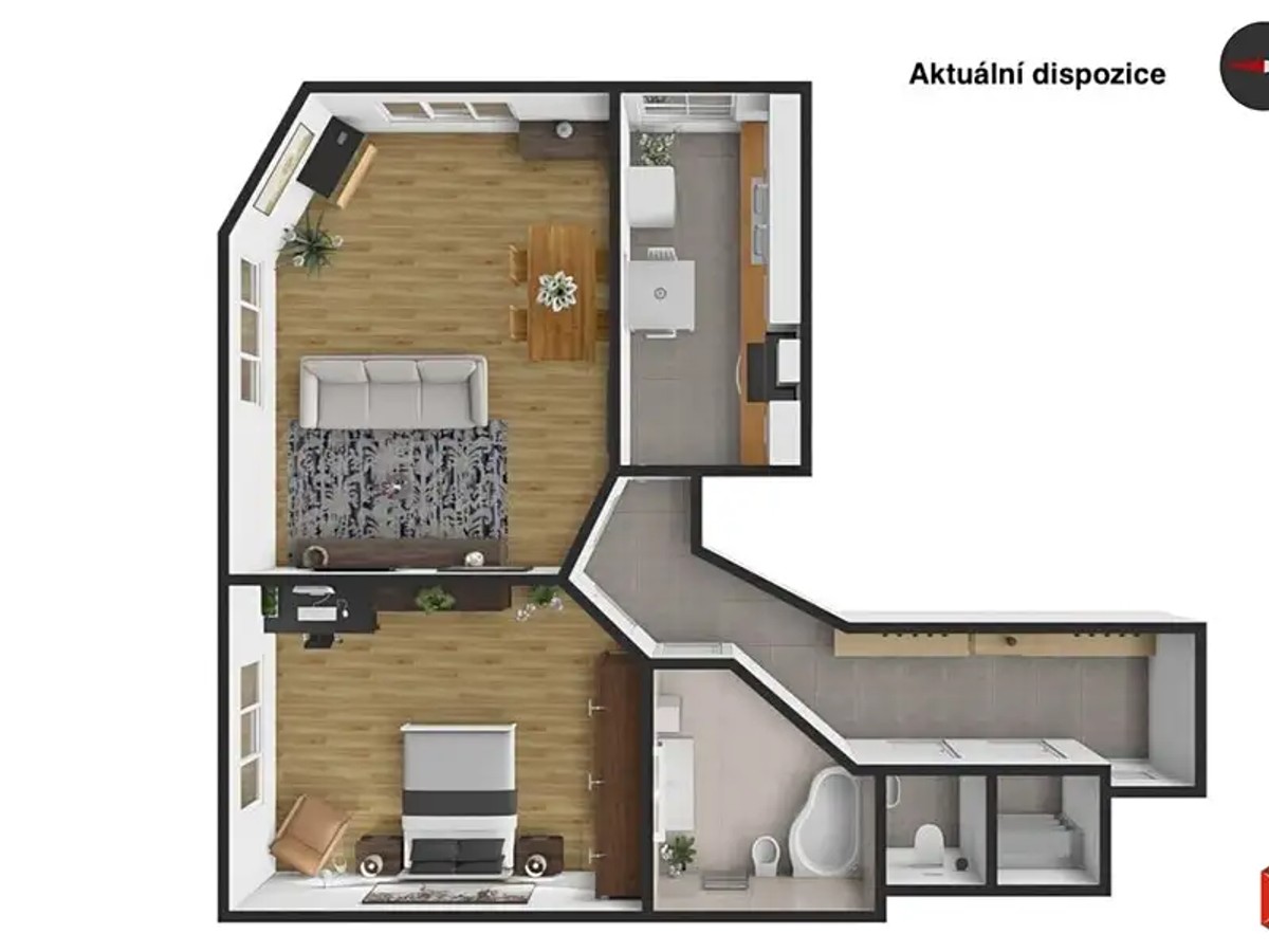 Prodaný byt 2+1 87 m²