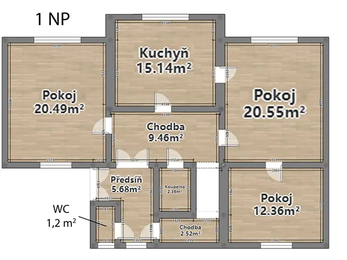 Prodej domu 183 m², pozemek 1698 m²