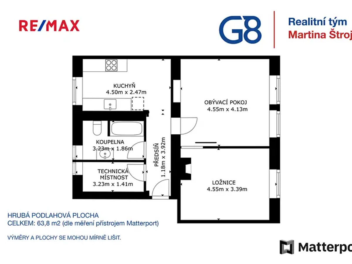 Prodej bytu 2+1 64 m²