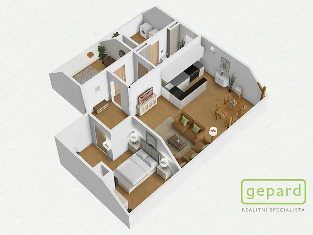Prodej bytu 3+1 90 m²