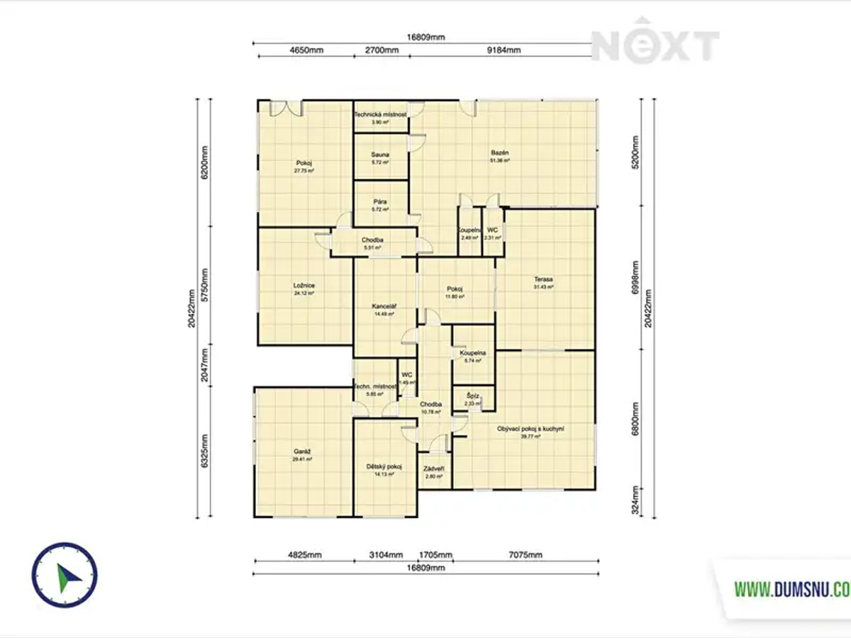 Prodej vily 300 m², pozemek 1066 m²