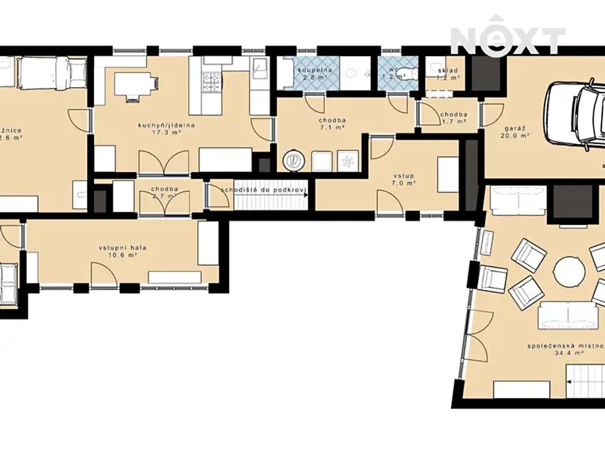 Prodej domu 217 m², pozemek 766 m²