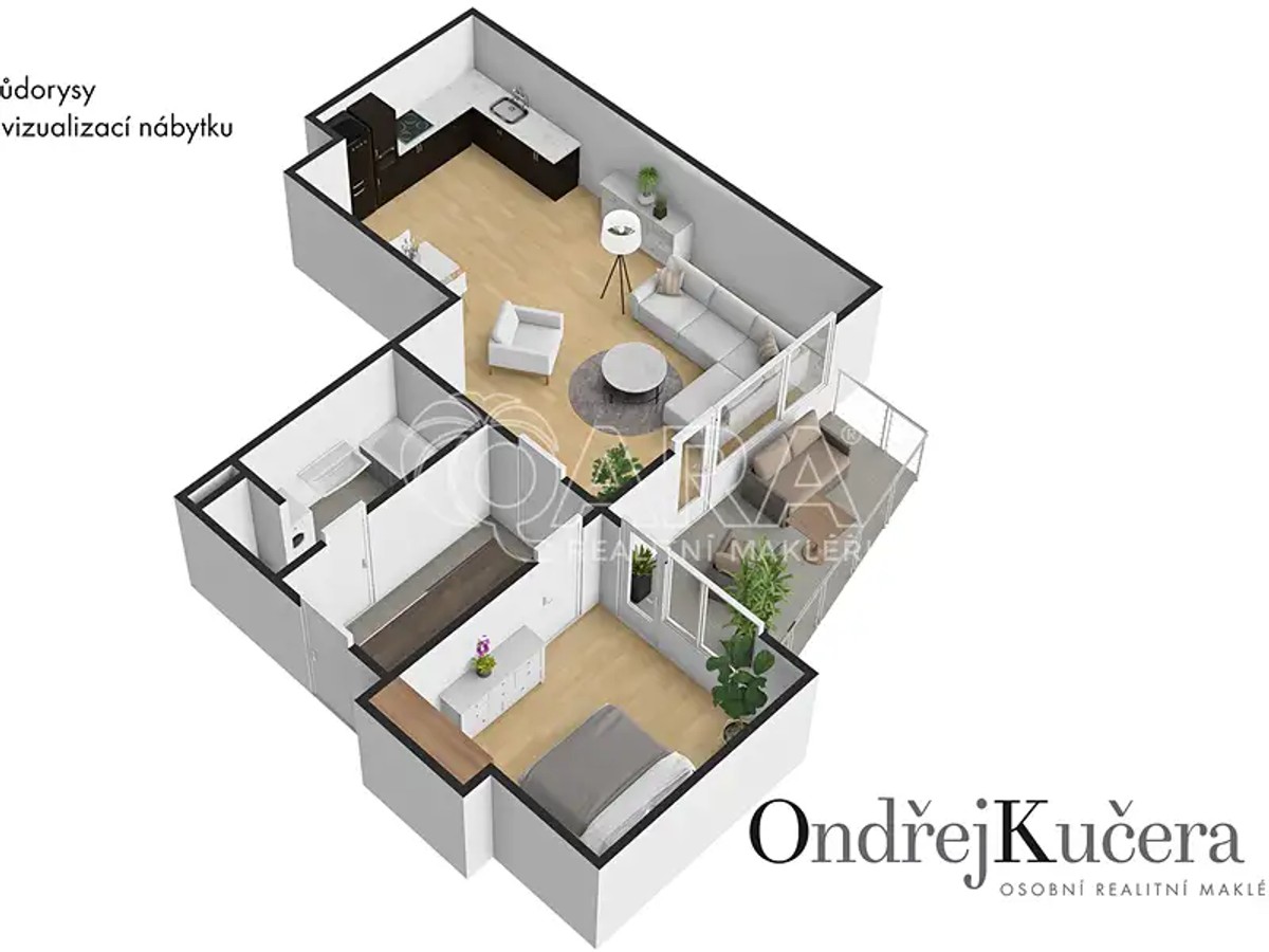 Prodaný byt 2+kk 75 m²