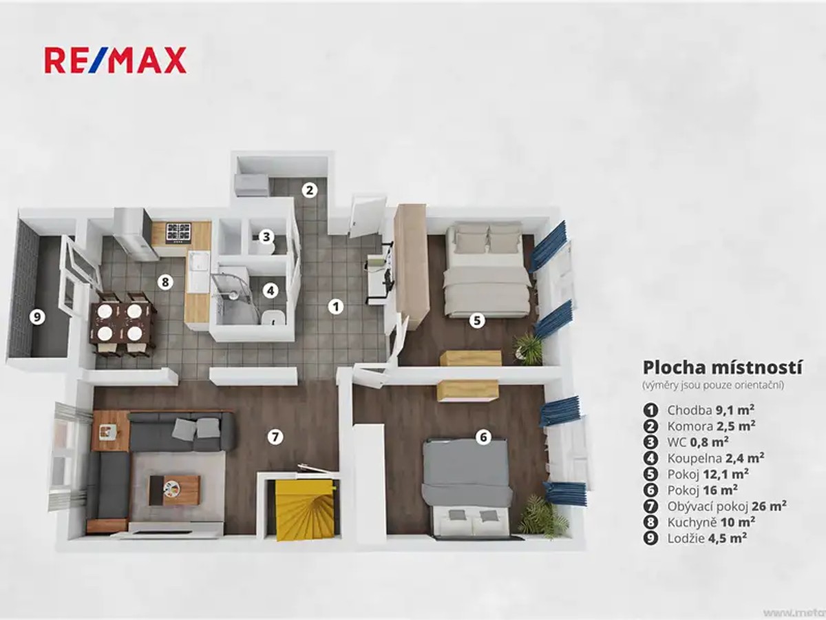 Prodej bytu 5+1 114 m²