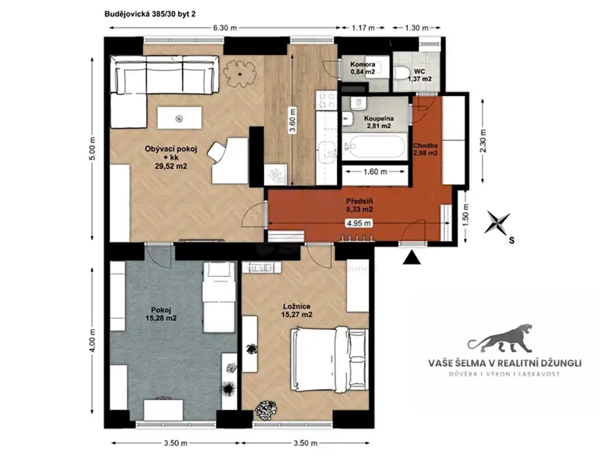 Prodej bytu 3+kk 76 m²