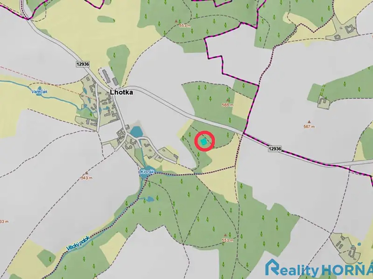 Prodej stavebního pozemku 542 m²
