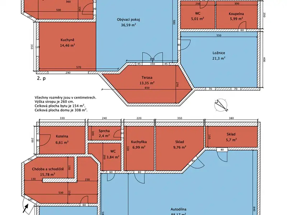 Prodej domu 308 m², pozemek 1634 m²