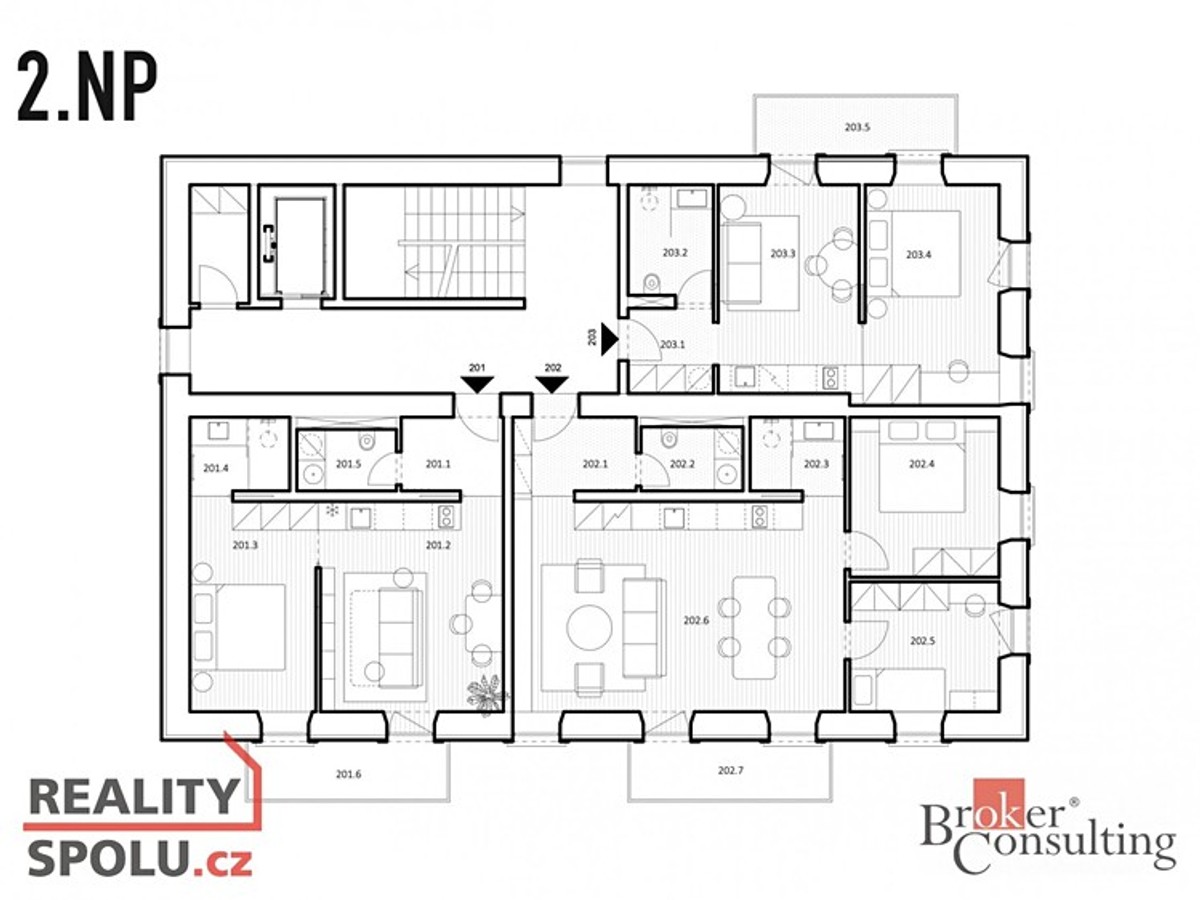 Prodej bytu 2+kk 44 m²