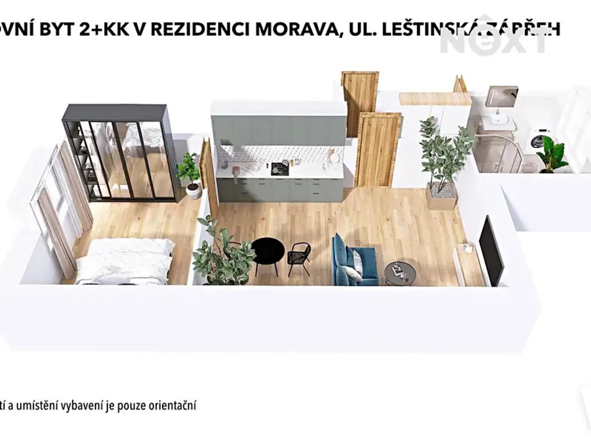 Prodej bytu 2+kk 58 m²