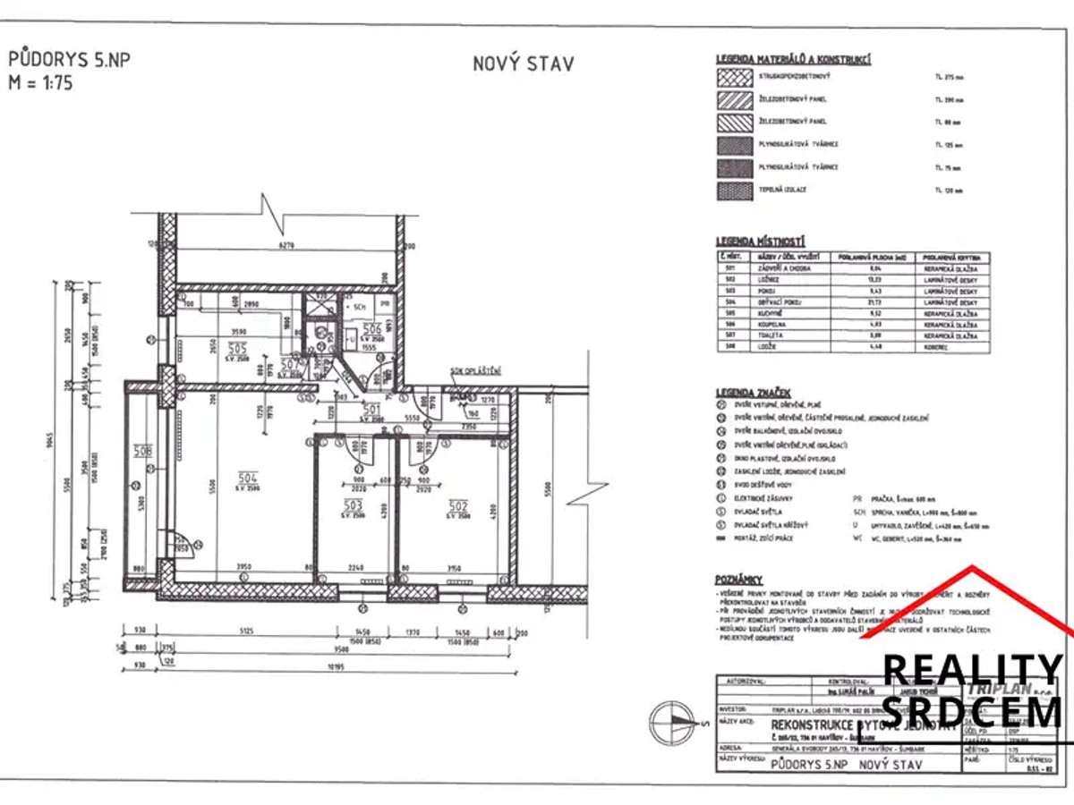 Prodej bytu 3+1 66 m²