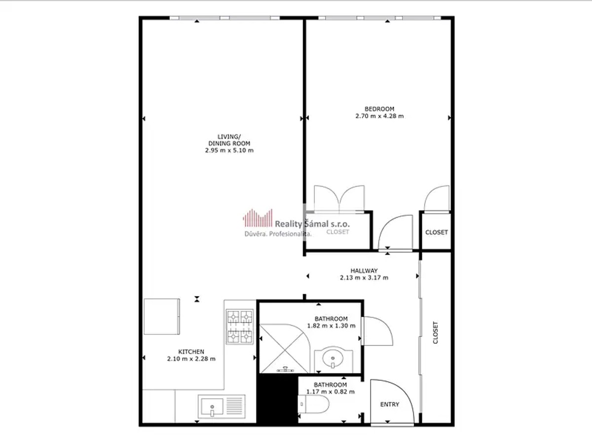 Prodej bytu 2+kk 44 m²