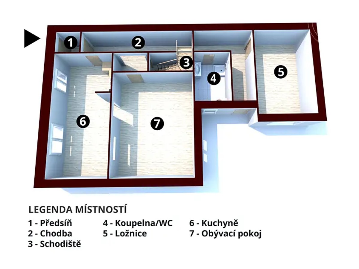 Prodej bytu 3+kk 160 m²