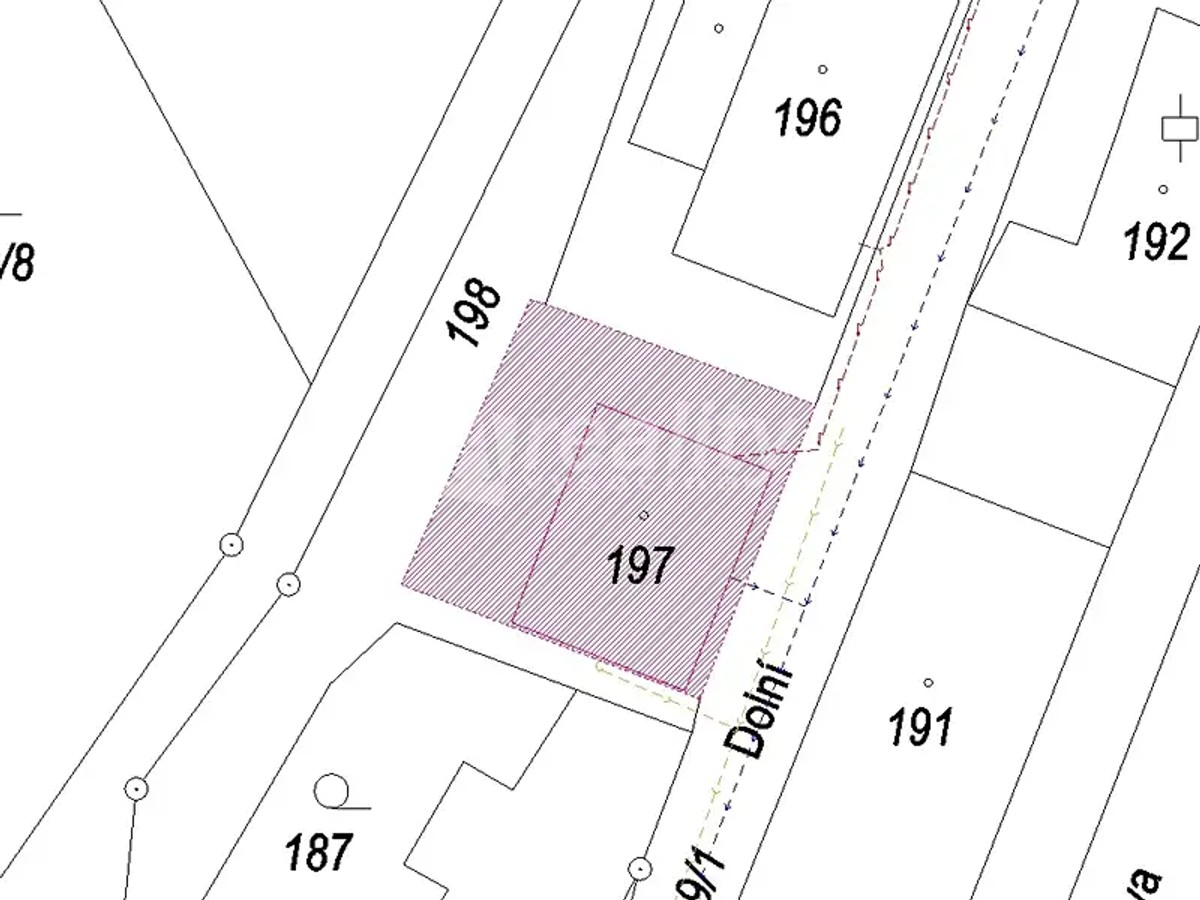 Prodej stavebního pozemku 191 m²