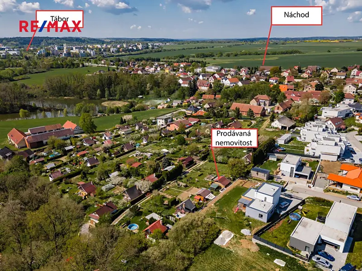 Prodej chaty 20 m², pozemek 380 m²
