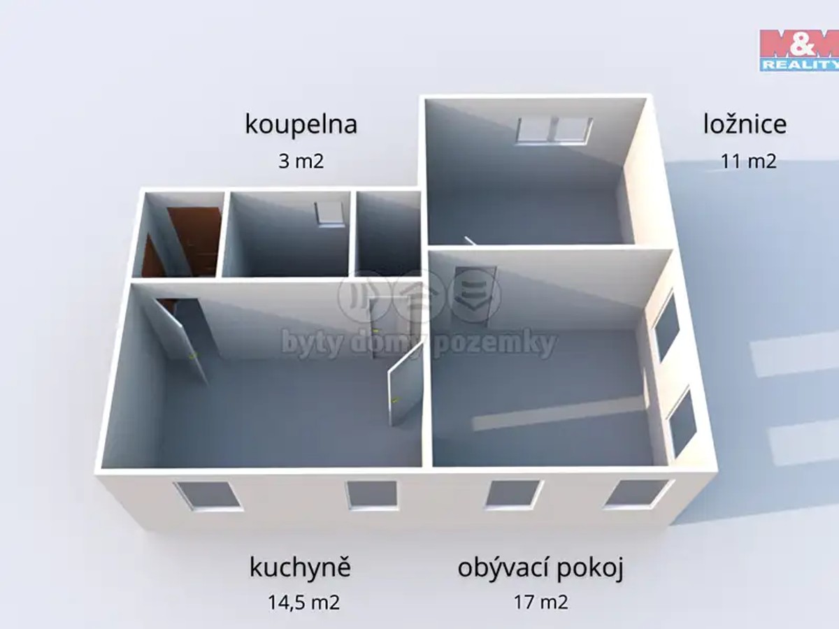Prodej domu 48 m², pozemek 202 m²
