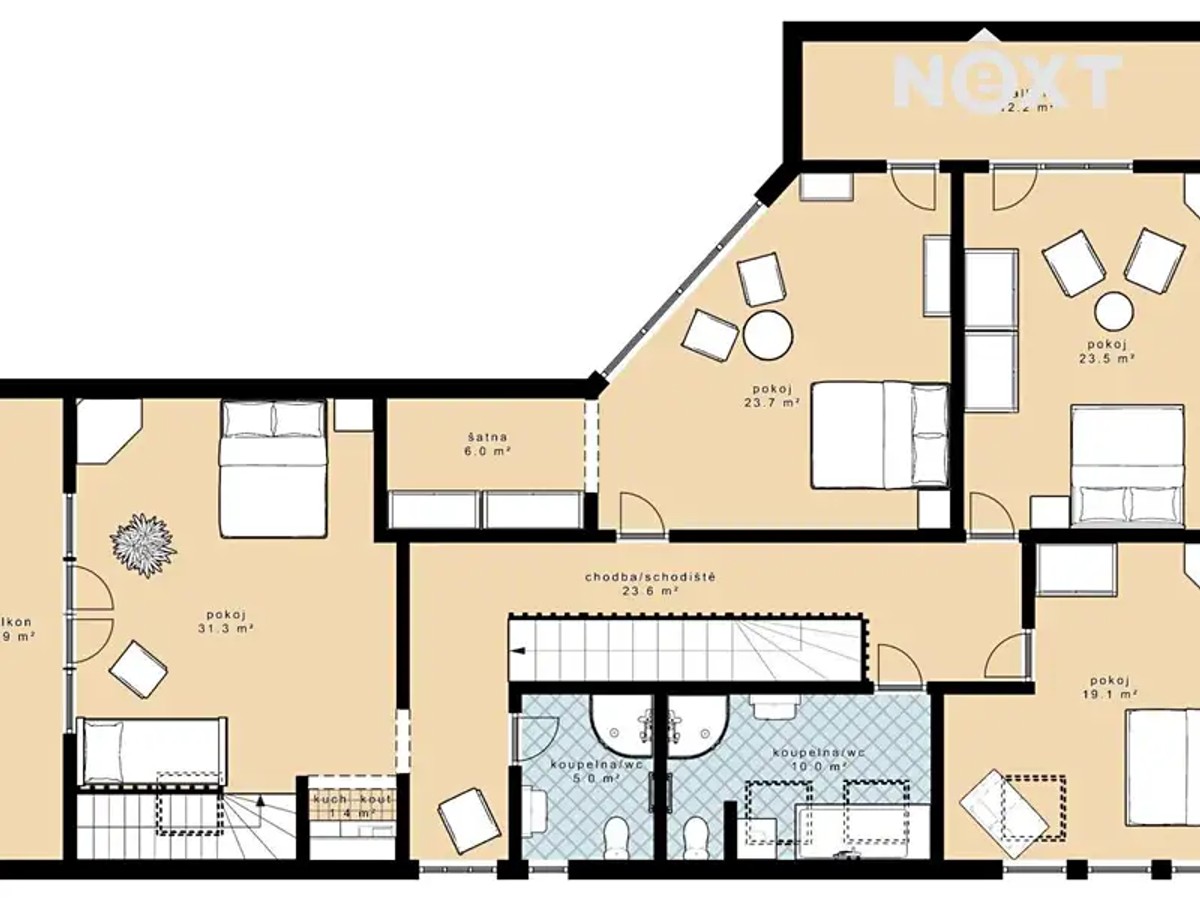 Prodej domu 270 m², pozemek 2530 m²