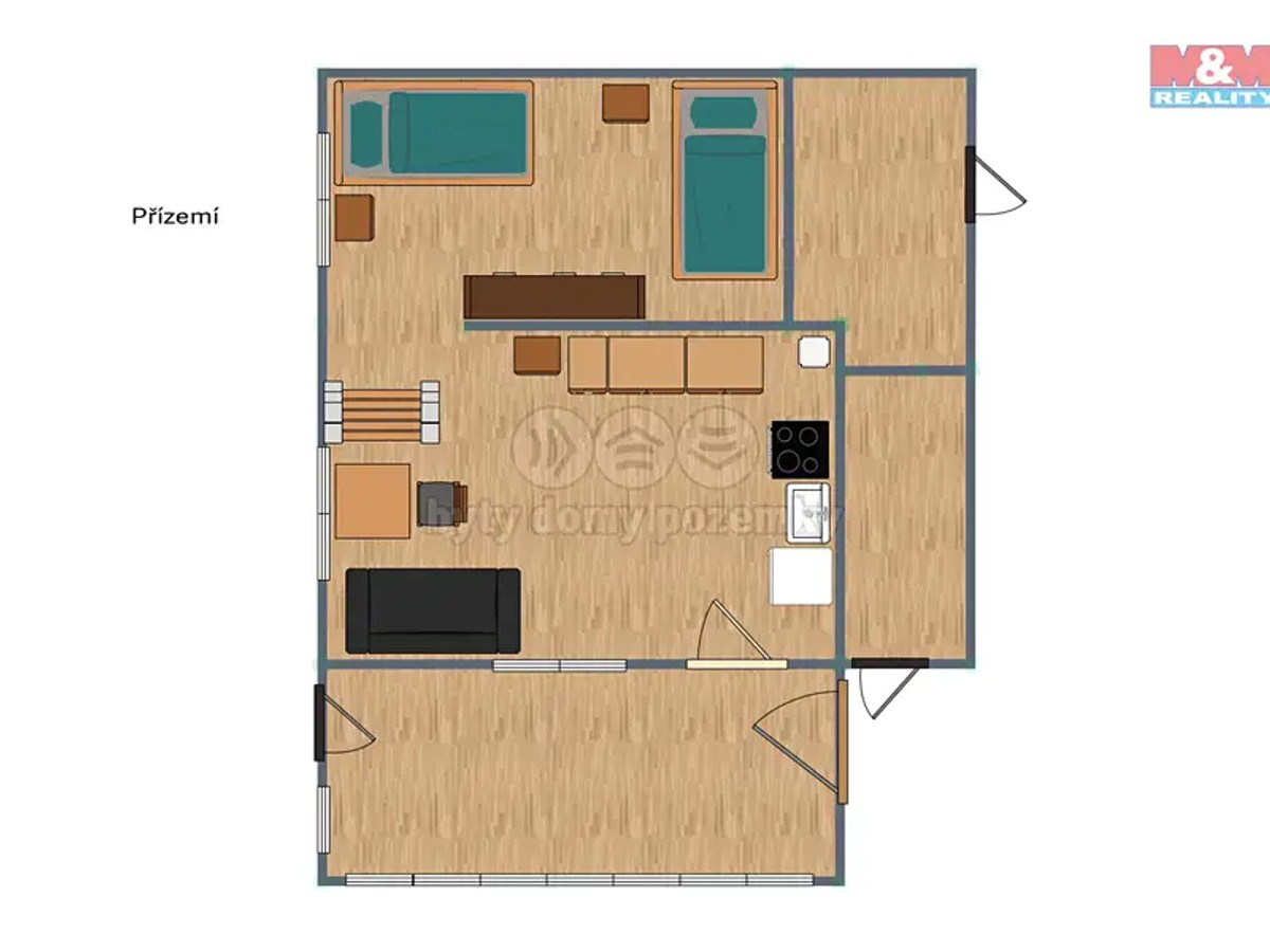 Prodej chaty 48 m², pozemek 419 m²