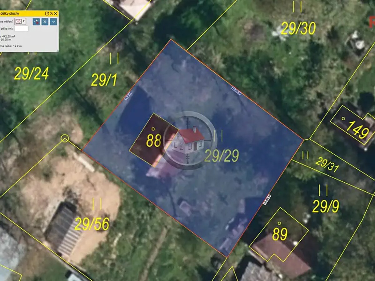 Prodej chaty 50 m², pozemek 304 m²
