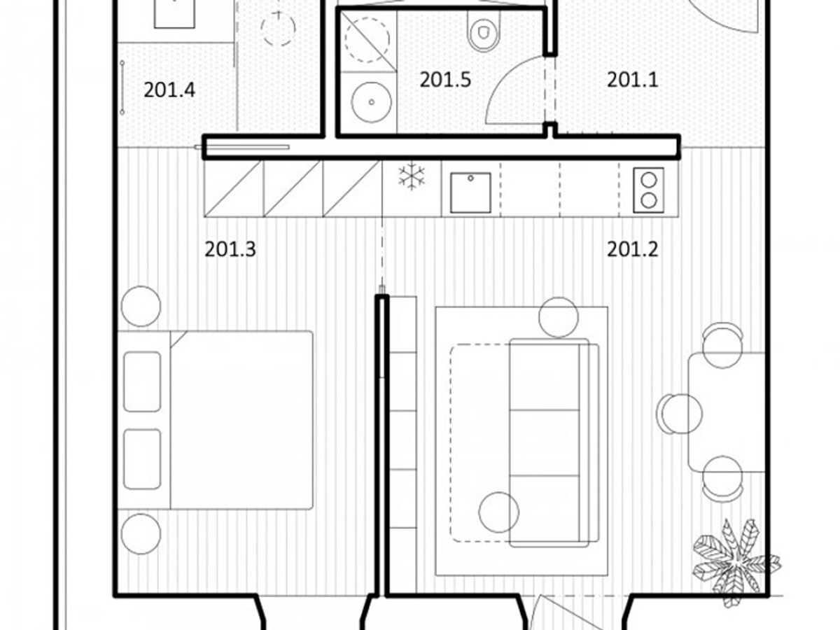 Prodej bytu 2+kk 44 m²