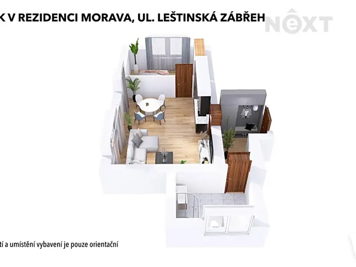 Prodaný byt 2+kk 61 m²