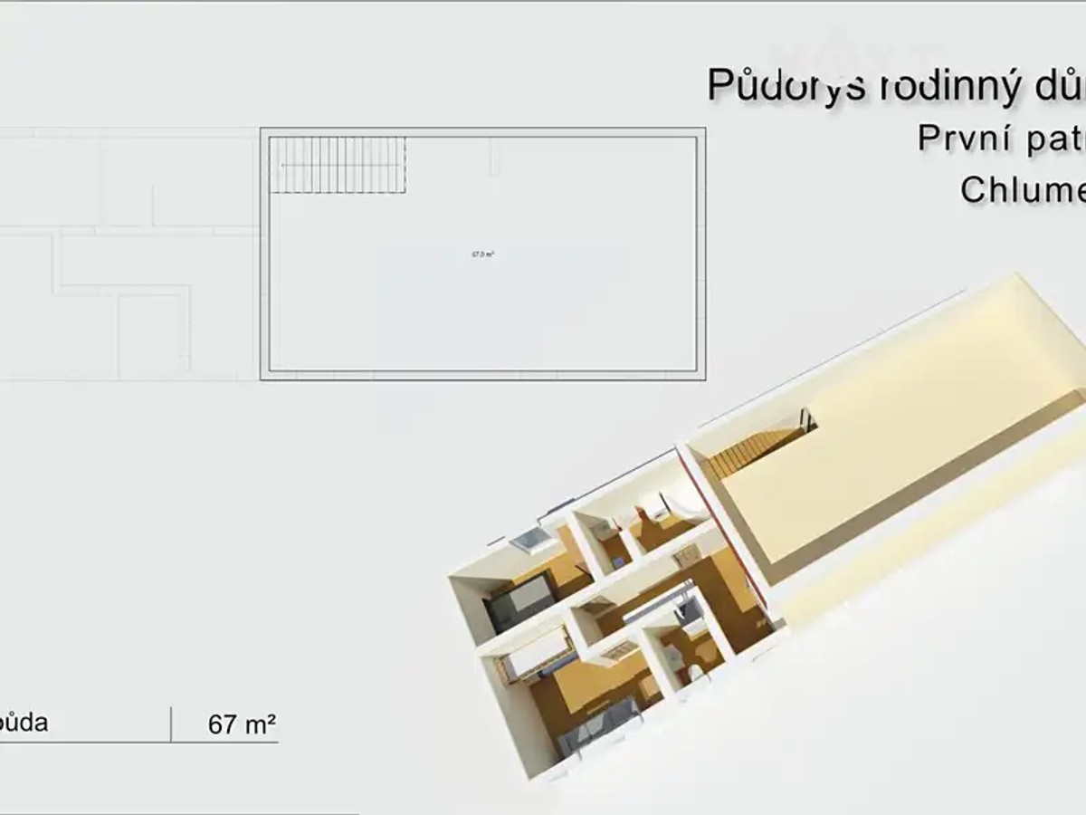 Prodej chalupy 117 m², pozemek 2299 m²