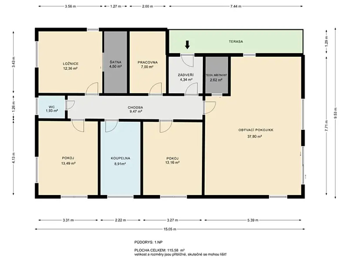 Prodej domu 155 m², pozemek 1140 m²