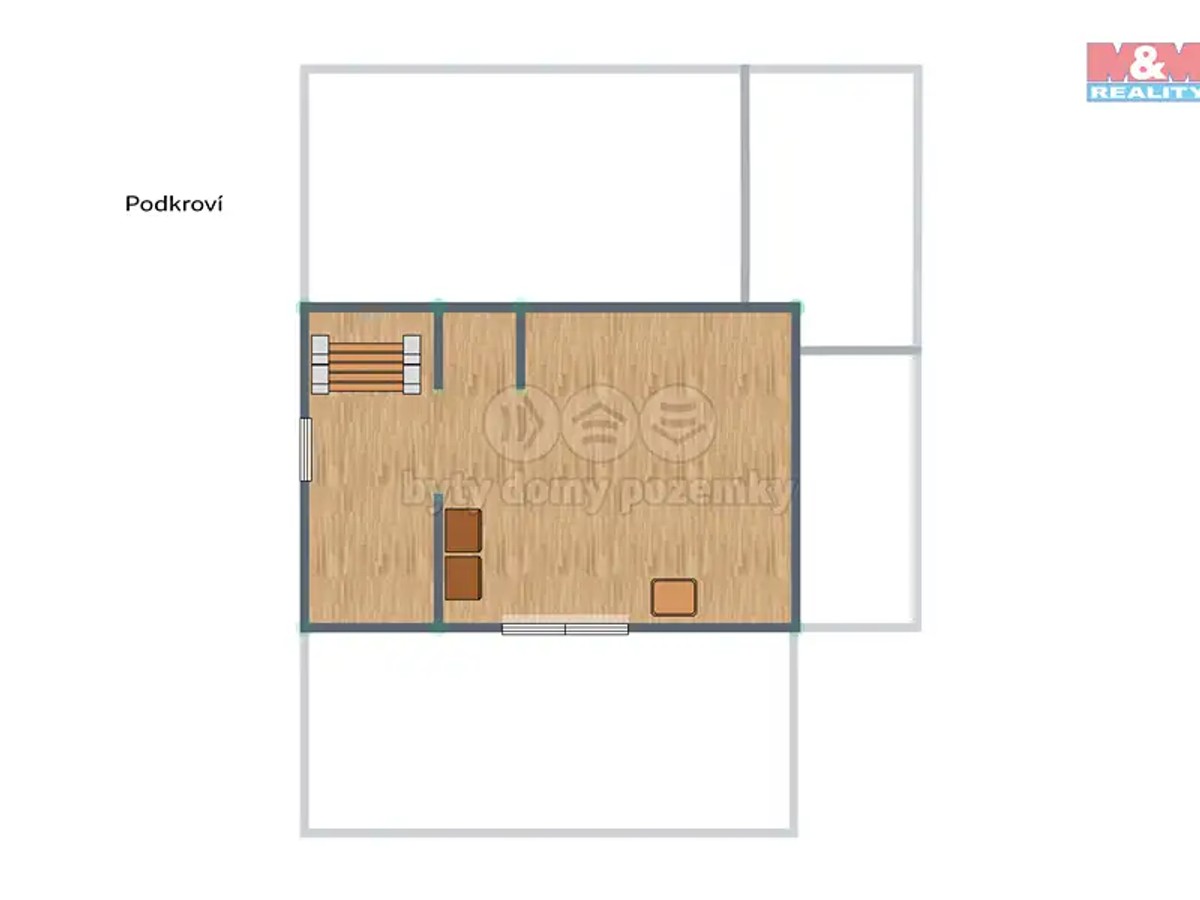 Prodej chaty 48 m², pozemek 419 m²