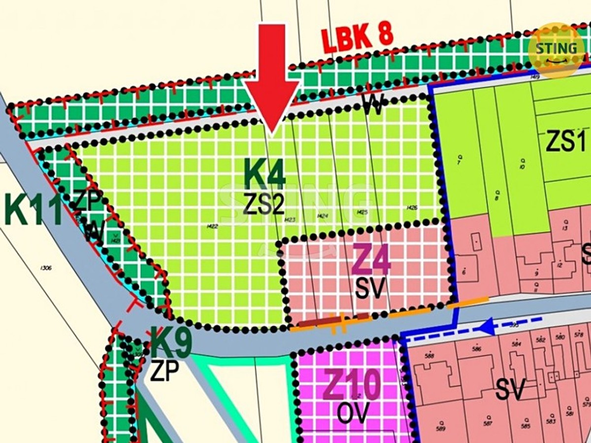 Prodej stavebního pozemku 1343 m²