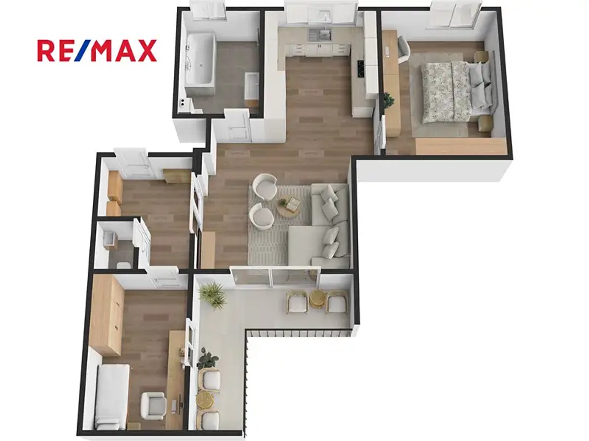 Prodaný byt 3+kk 72 m²