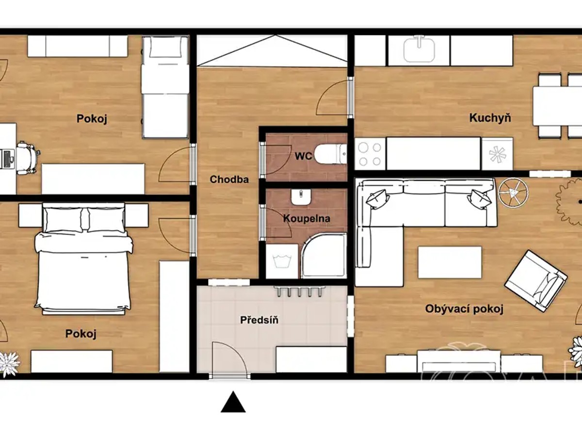 Prodej bytu 3+1 88 m²