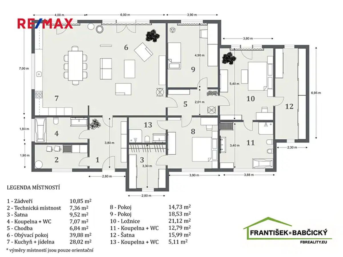 Prodej domu 198 m², pozemek 974 m²