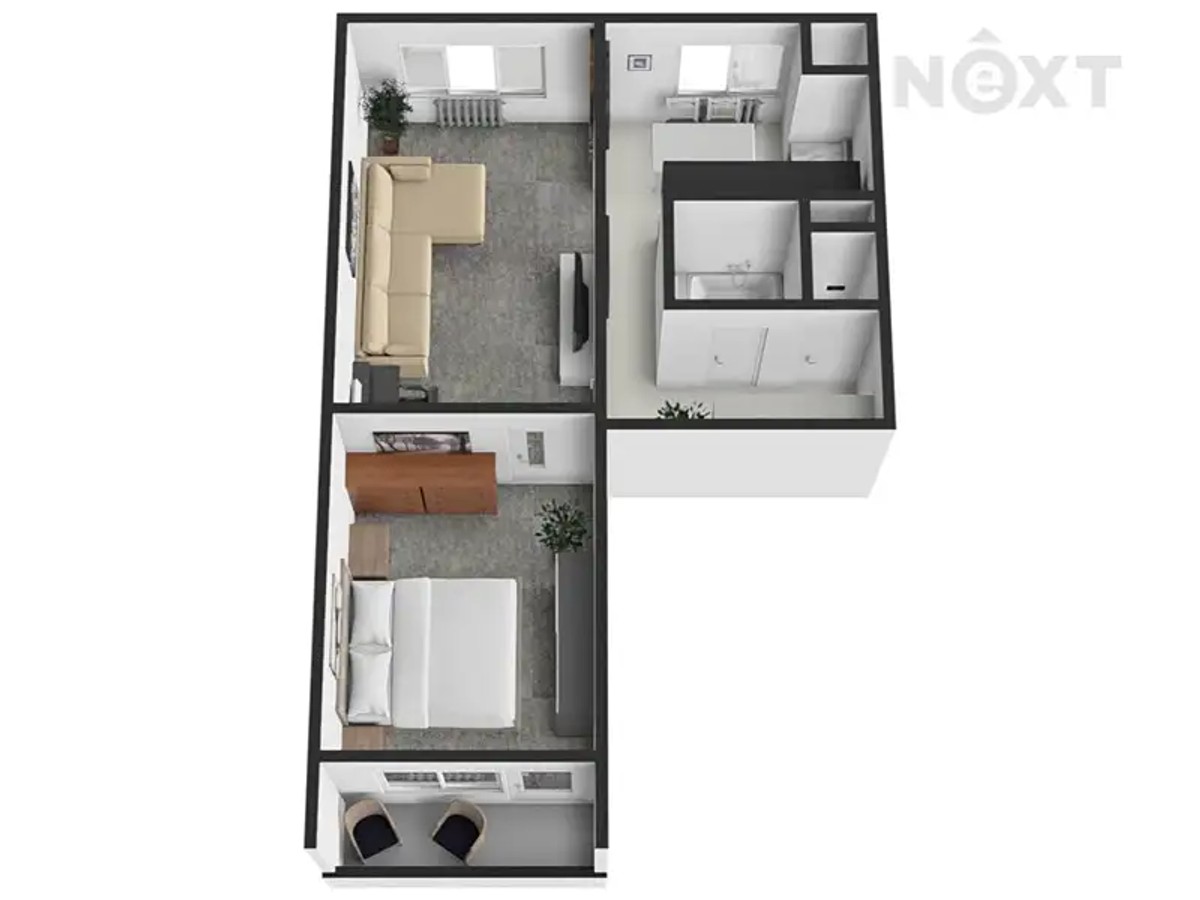 Prodej bytu 2+1 56 m²
