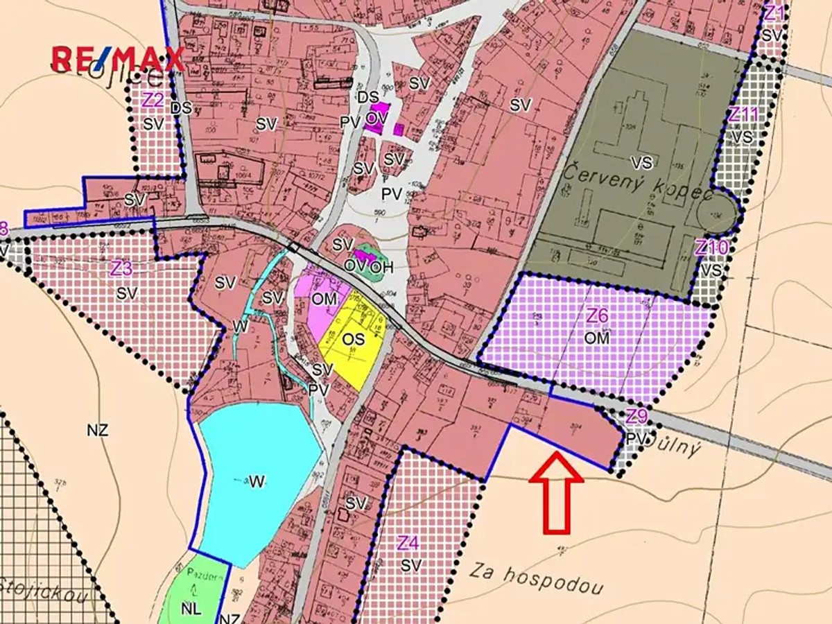 Prodej stavebního pozemku 5670 m²