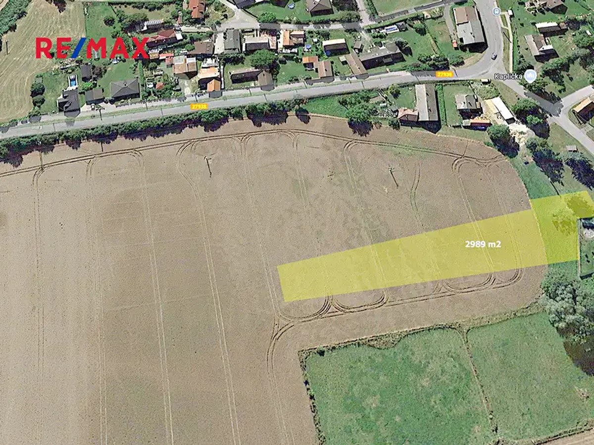 Prodej stavebního pozemku 2989 m²