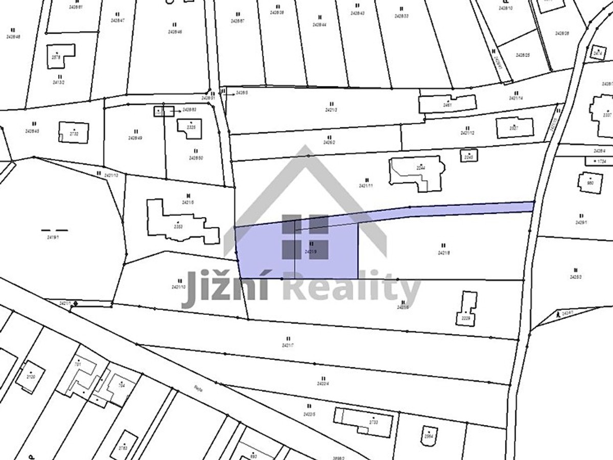 Prodej stavebního pozemku 1155 m²