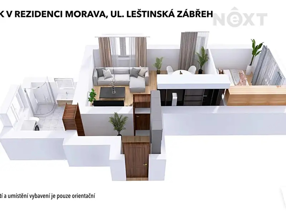 Prodaný byt 2+kk 61 m²